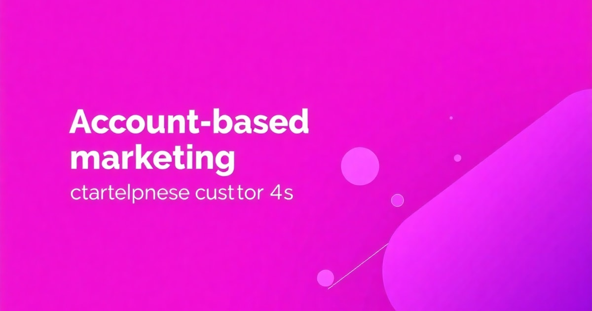 Account Based Marketing Là Gì? Chiến Lược ABM “Đóng Đinh” Khách Hàng Doanh Nghiệp Năm 2026