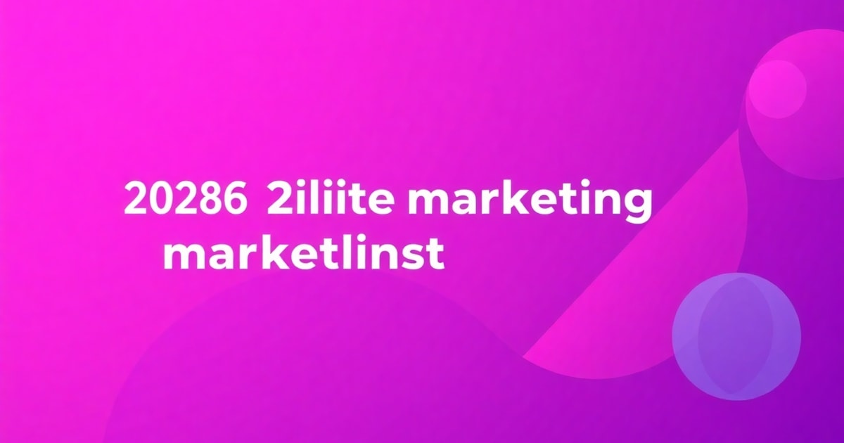 Affiliate Marketing Strategy 2026: Checklist Hoàn Chỉnh Cho Thương Hiệu Việt