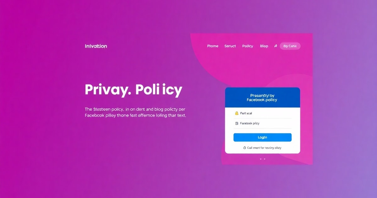 Chính Sách Quyền Riêng Tư Cho Website Đăng Ký Trên Facebook Kết Hợp Định Dạng Hình Ảnh Tốt Cho Website: Chiến Lược Hiệu Quả Nhất 2026