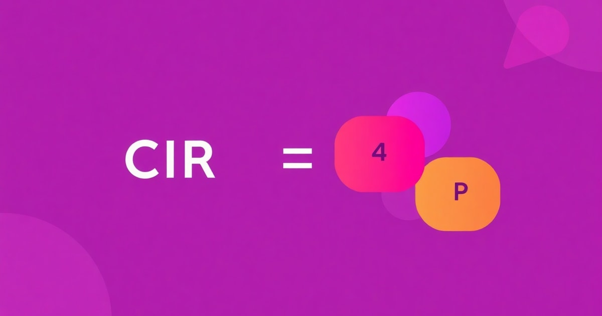 CIR Trong Marketing Là Gì? Kết Hợp 4P Trong Marketing: Chiến Lược Hiệu Quả Nhất 2026