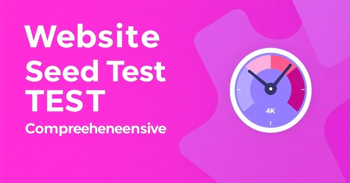Công Cụ Kiểm Tra Tốc Độ Website: Hướng Dẫn Toàn Diện Từ A-Z