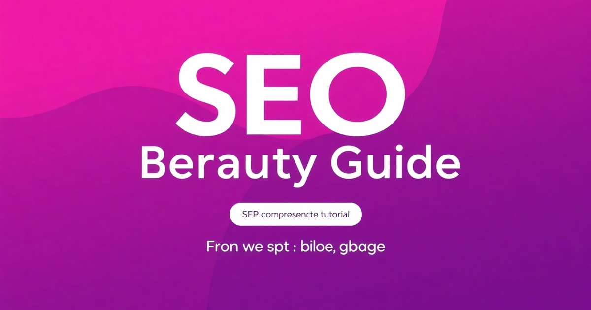 Dịch Vụ SEO Spa Và Tư Vấn Dịch Vụ SEO: Hướng Dẫn Toàn Diện Từ A-Z