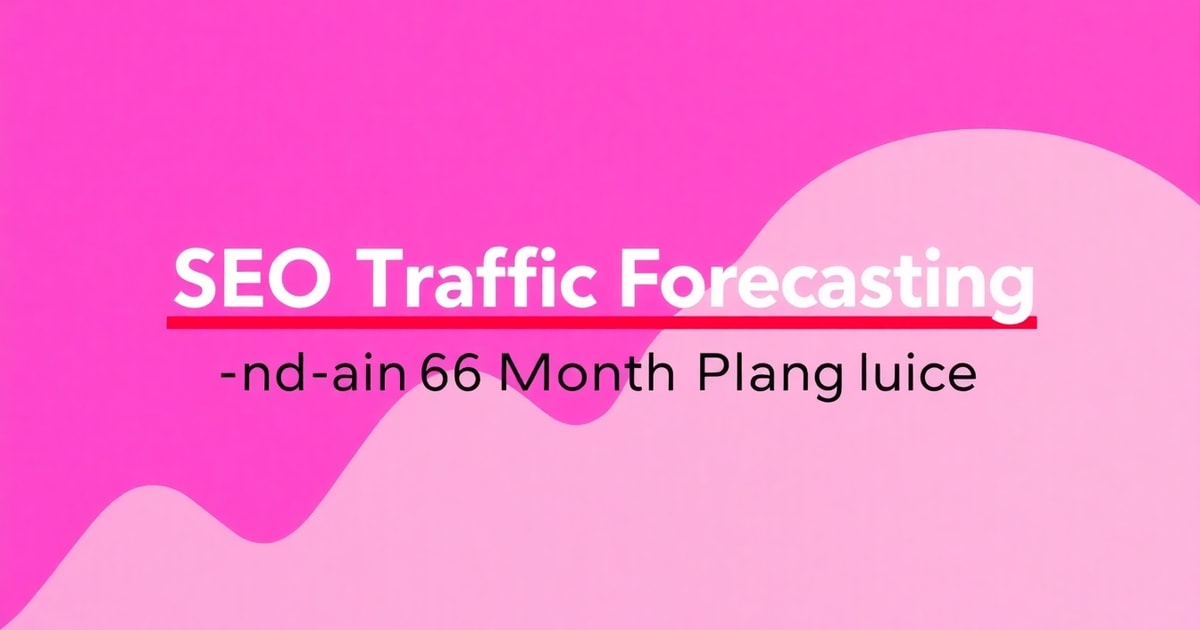 Dự Đoán Traffic Khi Lập Kế Hoạch SEO Và Cách Lập Kế Hoạch SEO 6 Tháng: Hướng Dẫn Toàn Diện Từ A-Z