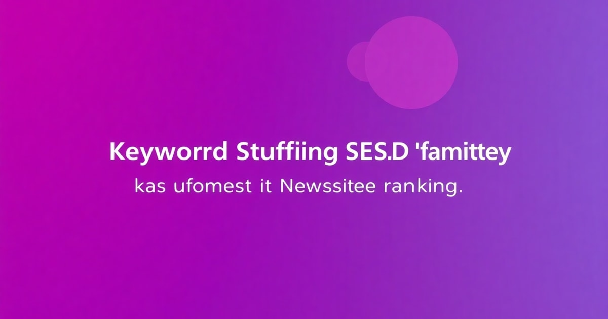 Keyword Stuffing: Tại Sao Nhồi Nhét Từ Khóa Lại “Giết Chết” Chiến Lược SEO Của Bạn?