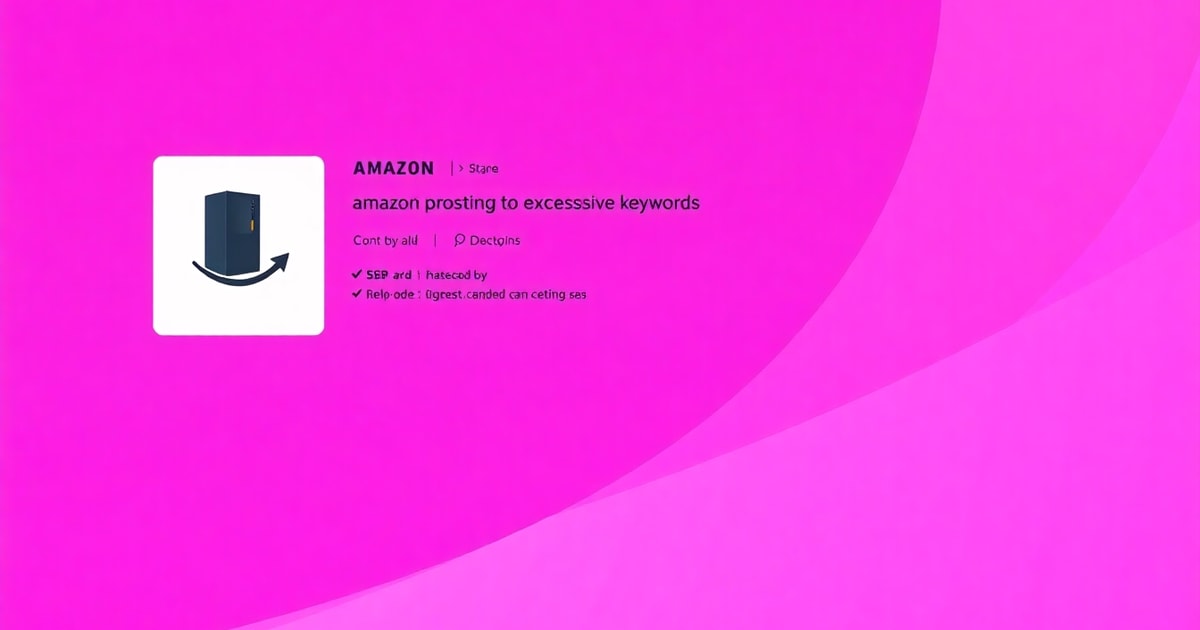 Keyword Stuffing Trong Product Listing Amazon Và Cách Cải Thiện Listing Amazon Khi Đã Bị Keyword Stuffing: Hướng Dẫn Toàn Diện Từ A-Z