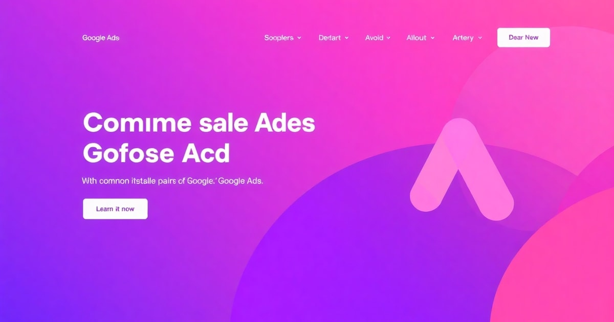 Landing Page Cho Google Ads: Sai Lầm Phổ Biến Và Cách Tránh (2026)