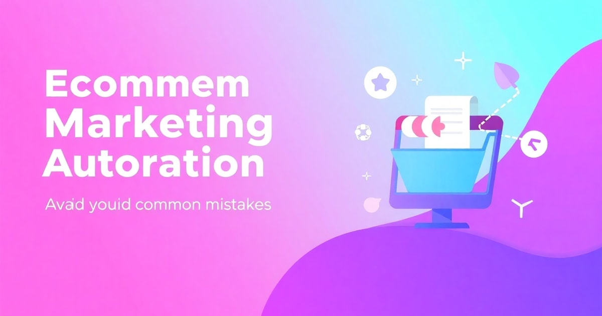 Marketing Automation Cho Ecommerce: Sai Lầm Phổ Biến Và Cách Tránh (Cập Nhật 2026)