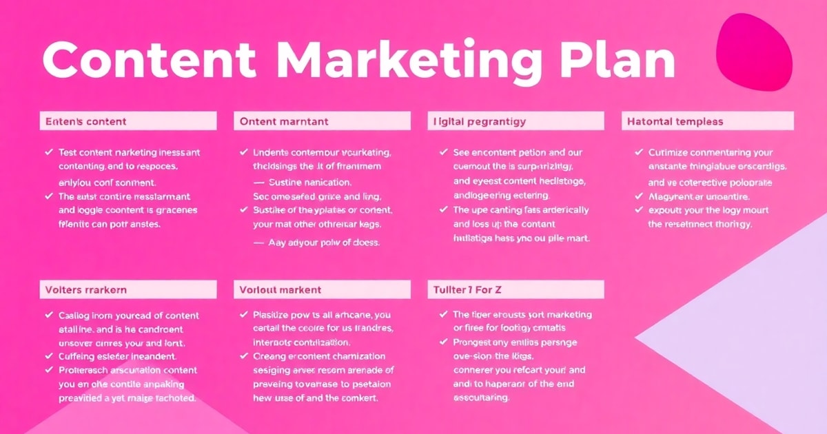 Mẫu Kế Hoạch Content Marketing Chi Tiết Từ A-Z (Kèm Template Thực Hành)