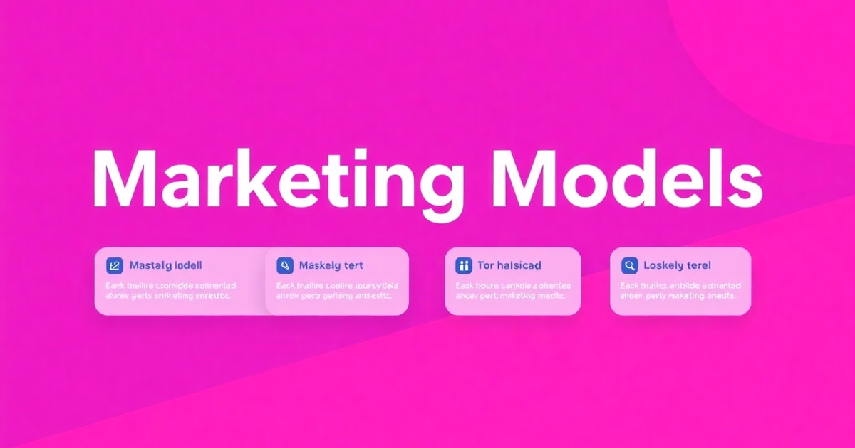 Mô Hình Marketing Và Mô Hình 4P Marketing: Hướng Dẫn Toàn Diện Từ A-Z