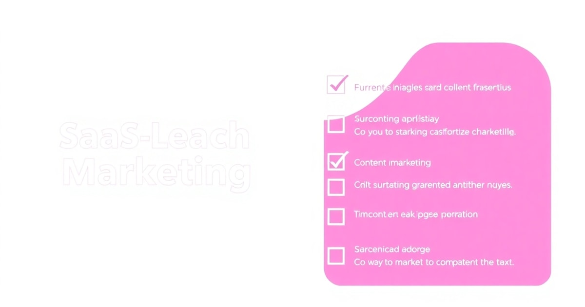 SaaS Content Marketing: Checklist Hoàn Chỉnh Cho Năm 2026