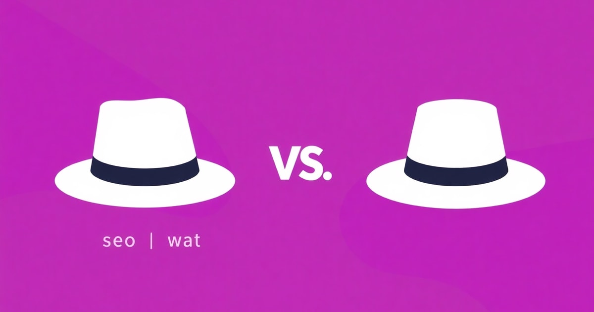 SEO Mũ Trắng vs SEO Mũ Đen & Dịch Vụ SEO Mũ Trắng: Hướng Dẫn Toàn Diện Từ A-Z