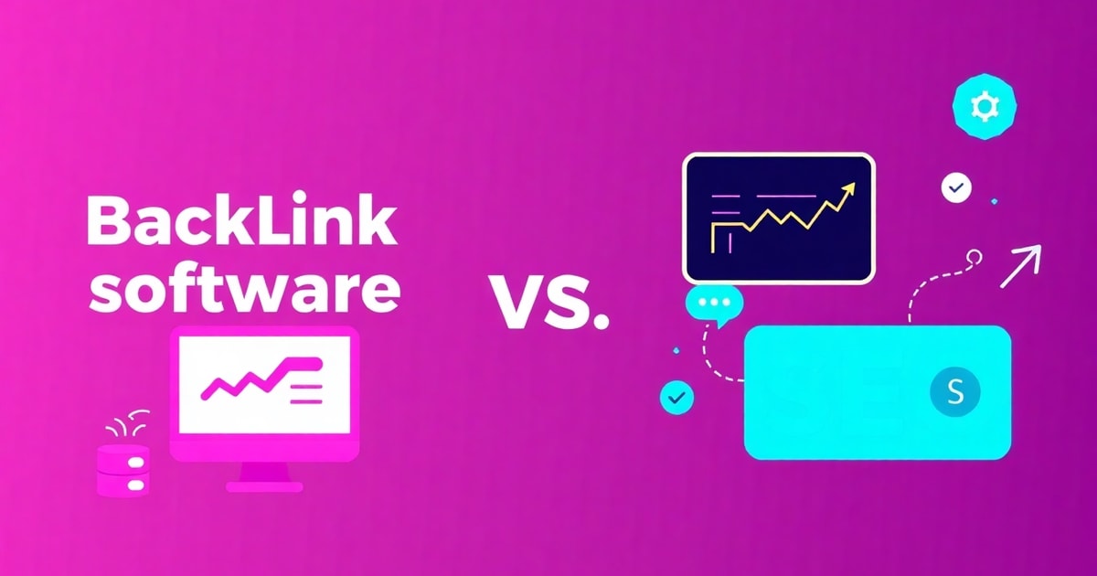 So Sánh Phần Mềm Đi Backlink Và Phần Mềm SEO Web: Nên Chọn Cái Nào Cho Doanh Nghiệp?