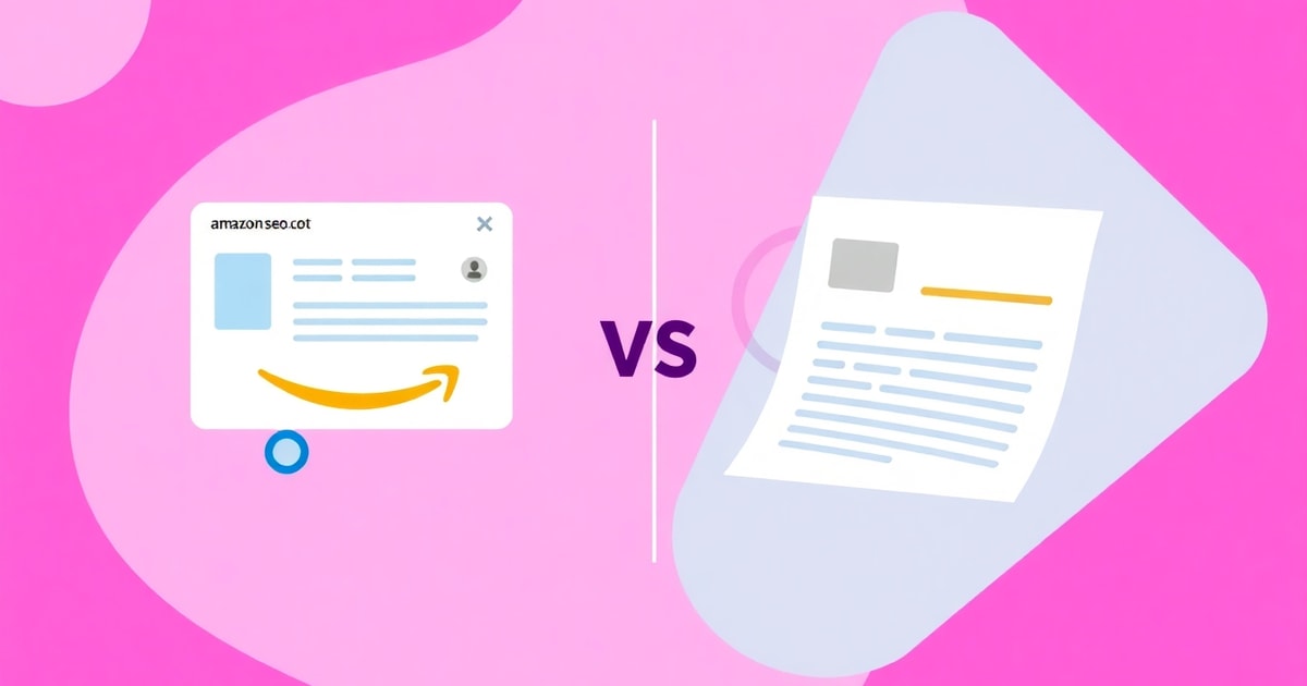 So Sánh Sai Lầm Khi Dùng AI Tối Ưu Product Listing Trong Amazon SEO Và Sai Lầm Khi Dùng AI Viết Content Amazon SEO: Nên Chọn Cái Nào Cho Doanh Nghiệp?