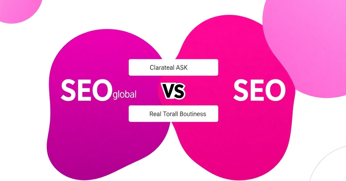 So Sánh SEO Global Là Gì Và SEO Global: Nên Chọn Cái Nào Cho Doanh Nghiệp?