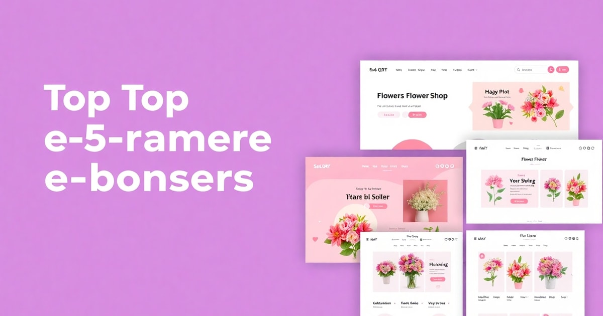 Top 5 Website Thương Mại Điện Tử Nổi Tiếng Kết Hợp Thiết Kế Website Shop Hoa Tham Khảo 9 Mẫu Giao Diện Nổi Bật: Chiến Lược Hiệu Quả Nhất 2026