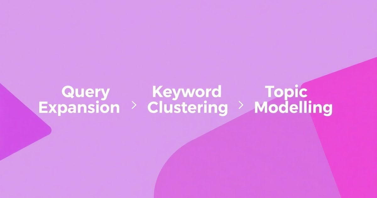 Từ Query Expansion Vs Keyword Clustering Vs Topic Modeling Đến Áp Dụng Query Expansion Tối Ưu Content SEO: Lộ Trình Hoàn Chỉnh Cho Người Mới