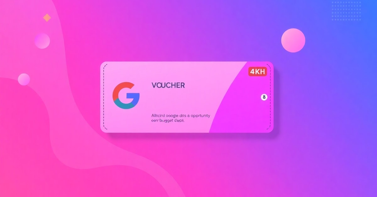 Voucher Google Ads: Cơ Hội Tiết Kiệm Chi Phí Quảng Cáo Hay “Cạm Bẫy” Ngân Sách?