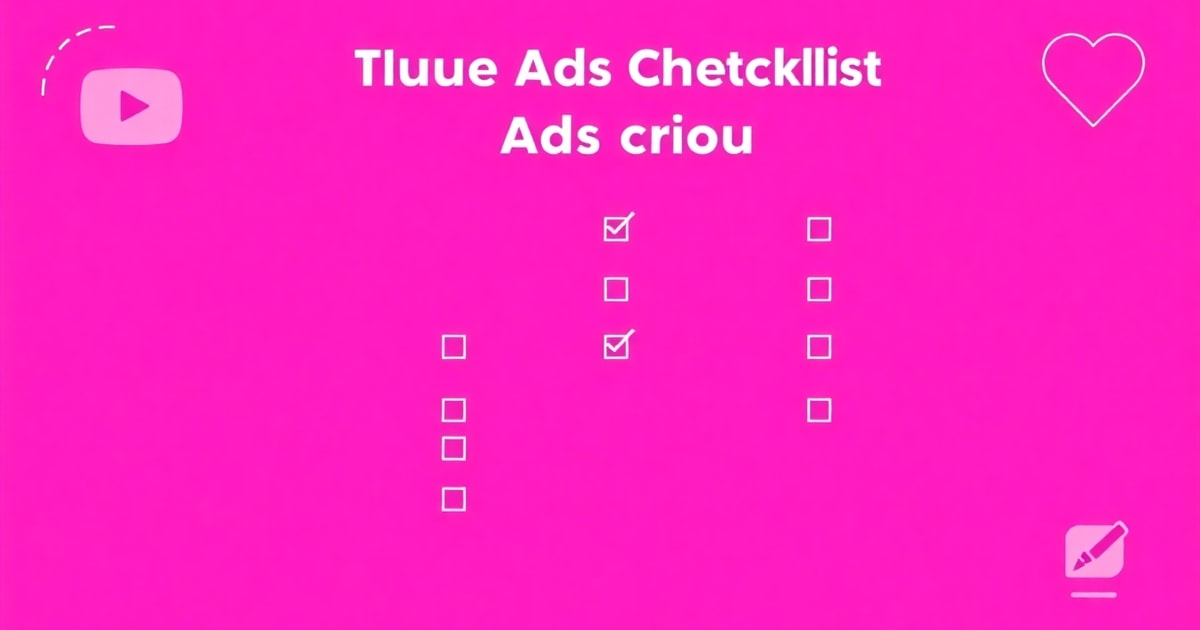 YouTube Ads Cho Người Mới: Checklist Hoàn Chỉnh Từ A-Z (2026)