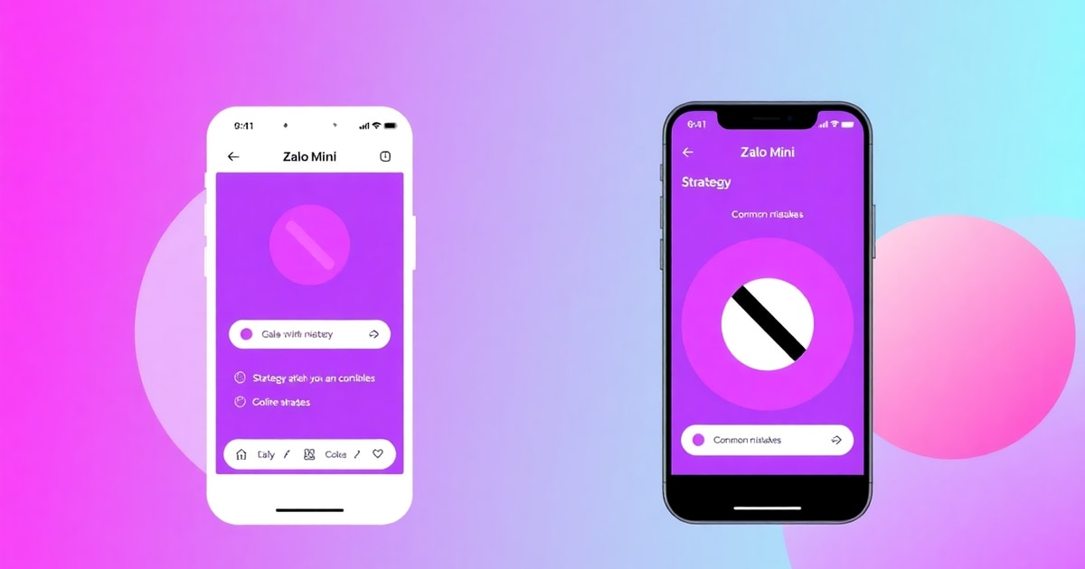 Zalo Mini App Strategy: Sai Lầm Phổ Biến Và Cách Tránh (2026)