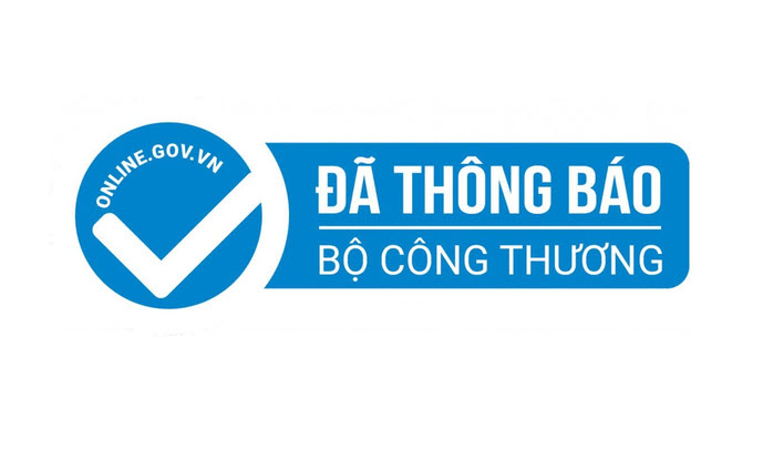 Thông báo website tới Bộ Công Thương