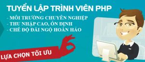 Tuyển dụng nhân viên lập trình